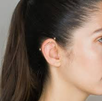 What is an industrial piercing?