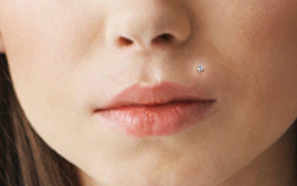 What is a Monroe piercing?