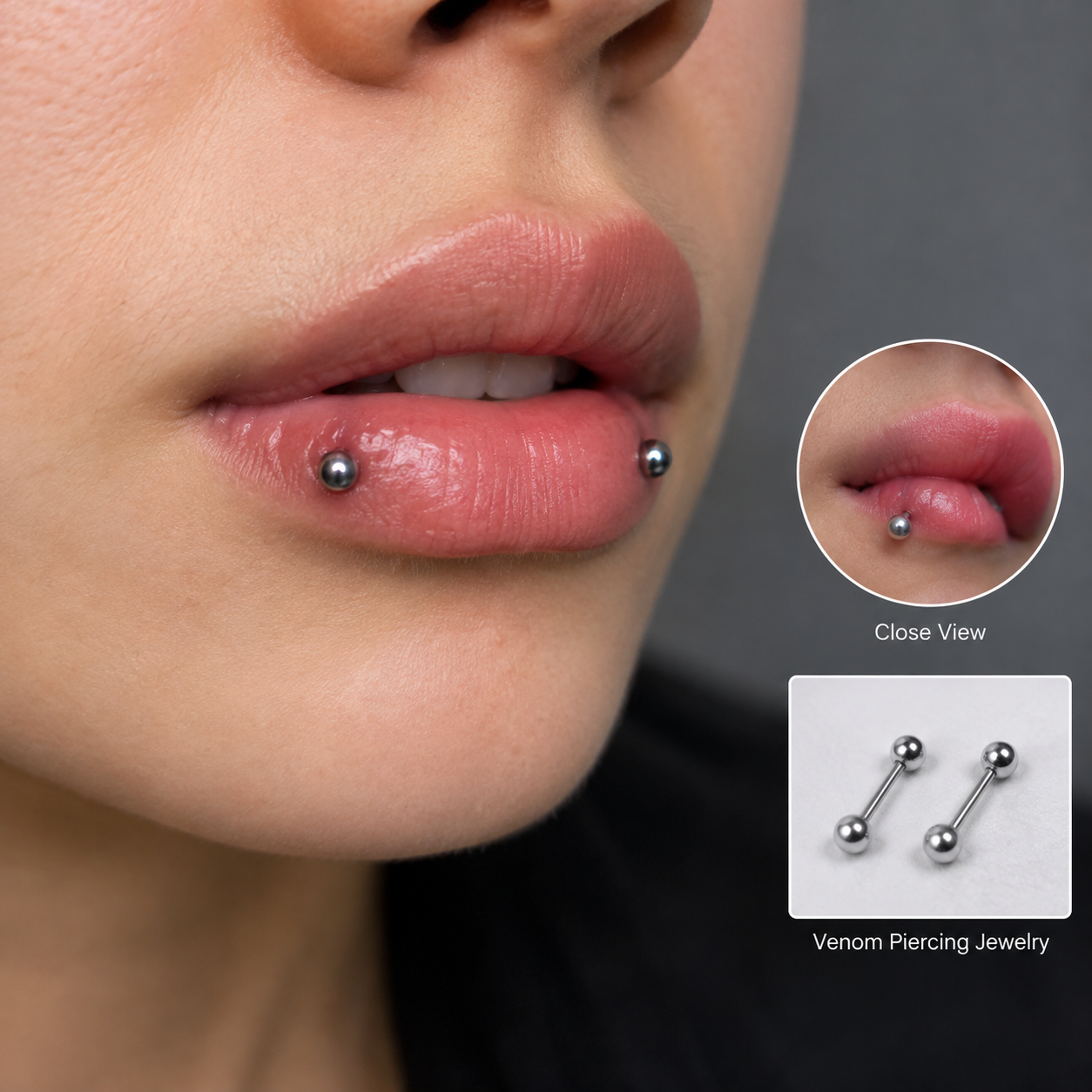 Venom Piercing: Complete Guide to Pain, Healing, Jewelry, Aftercare & Risks