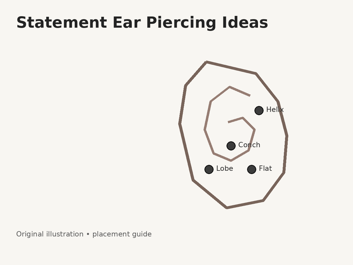 statement ear piercing ideas