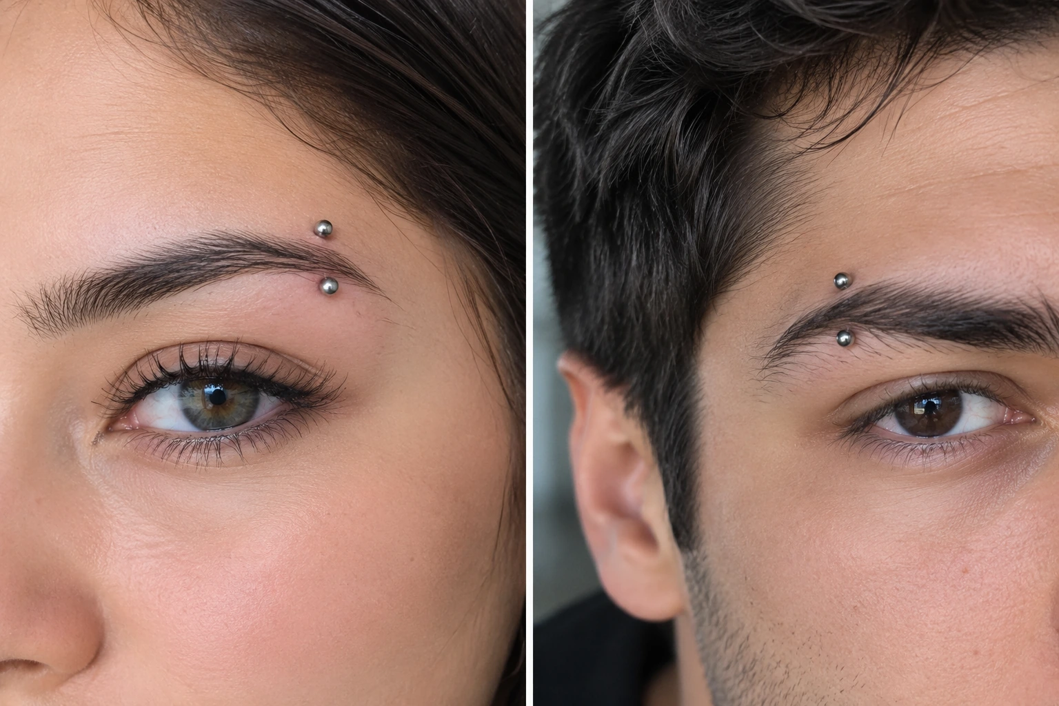 Horizontal Eyebrow Piercing: Pain, Healing, Jewelry & Aftercare