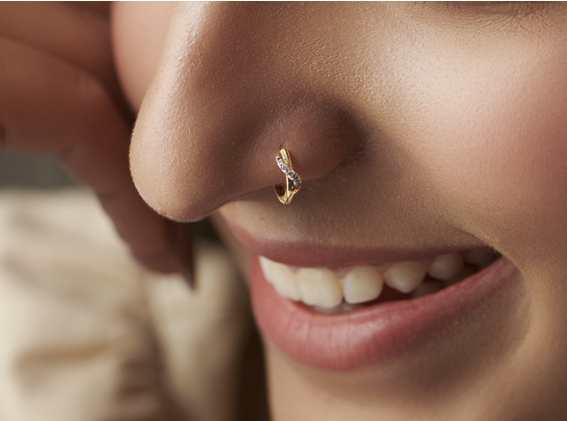 Nose piercing  types, healing process, care and history